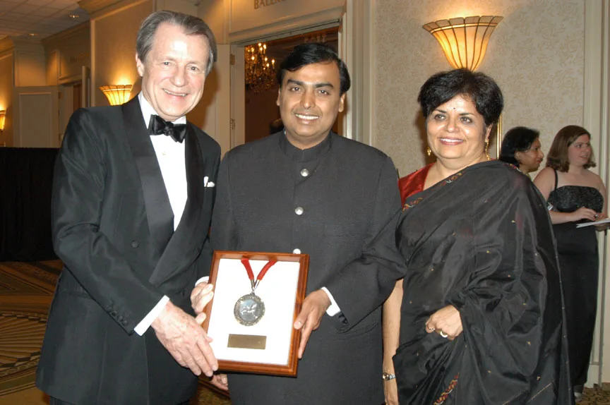 Mukesh Ambani was Awarded the Asia Society Leadership Award
