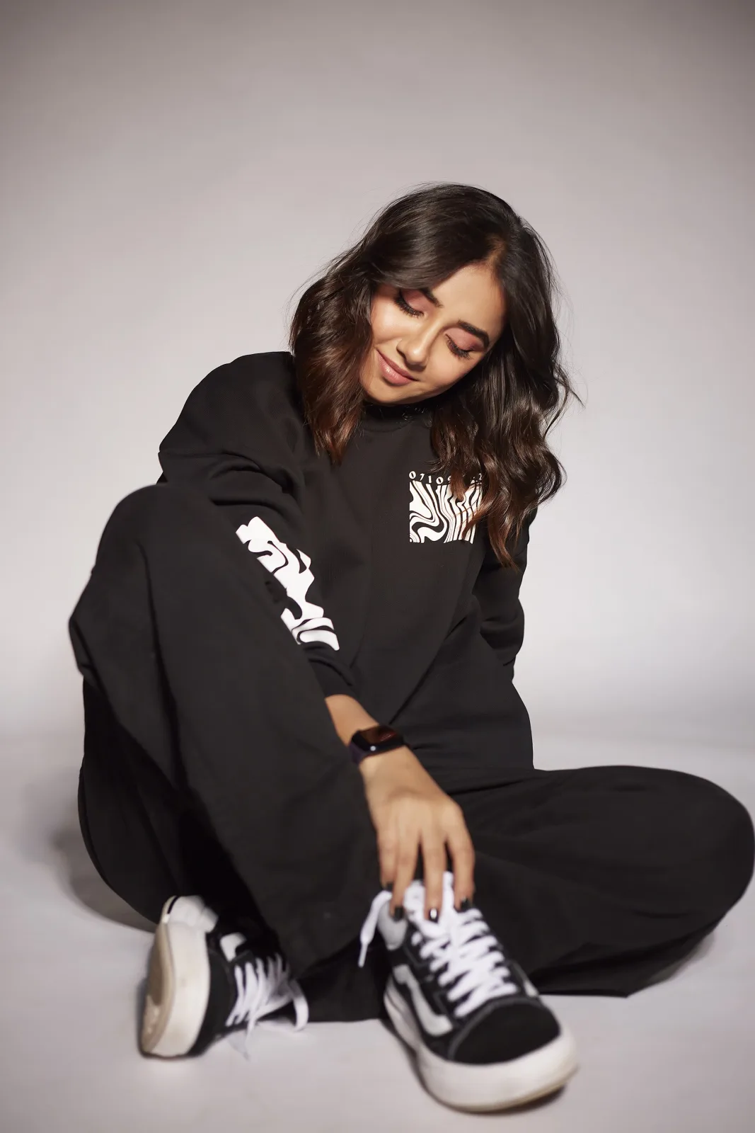 This is a picture of Indian Youtuber Prajakta Koli