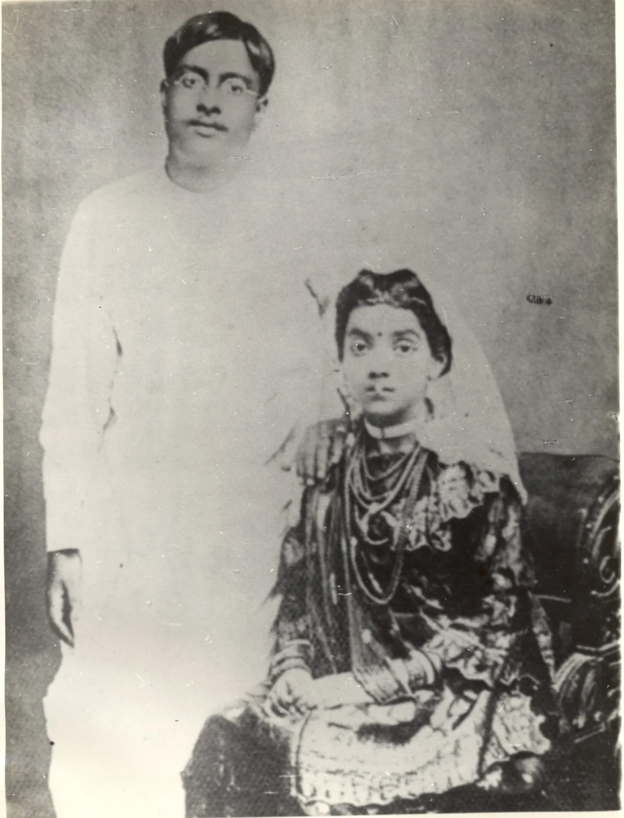 SN Bose and Ushabati in 1914