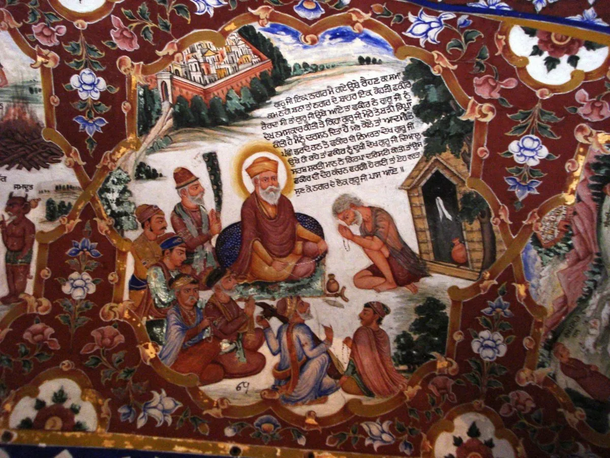 Gurdwara Baba Atal fresco 12